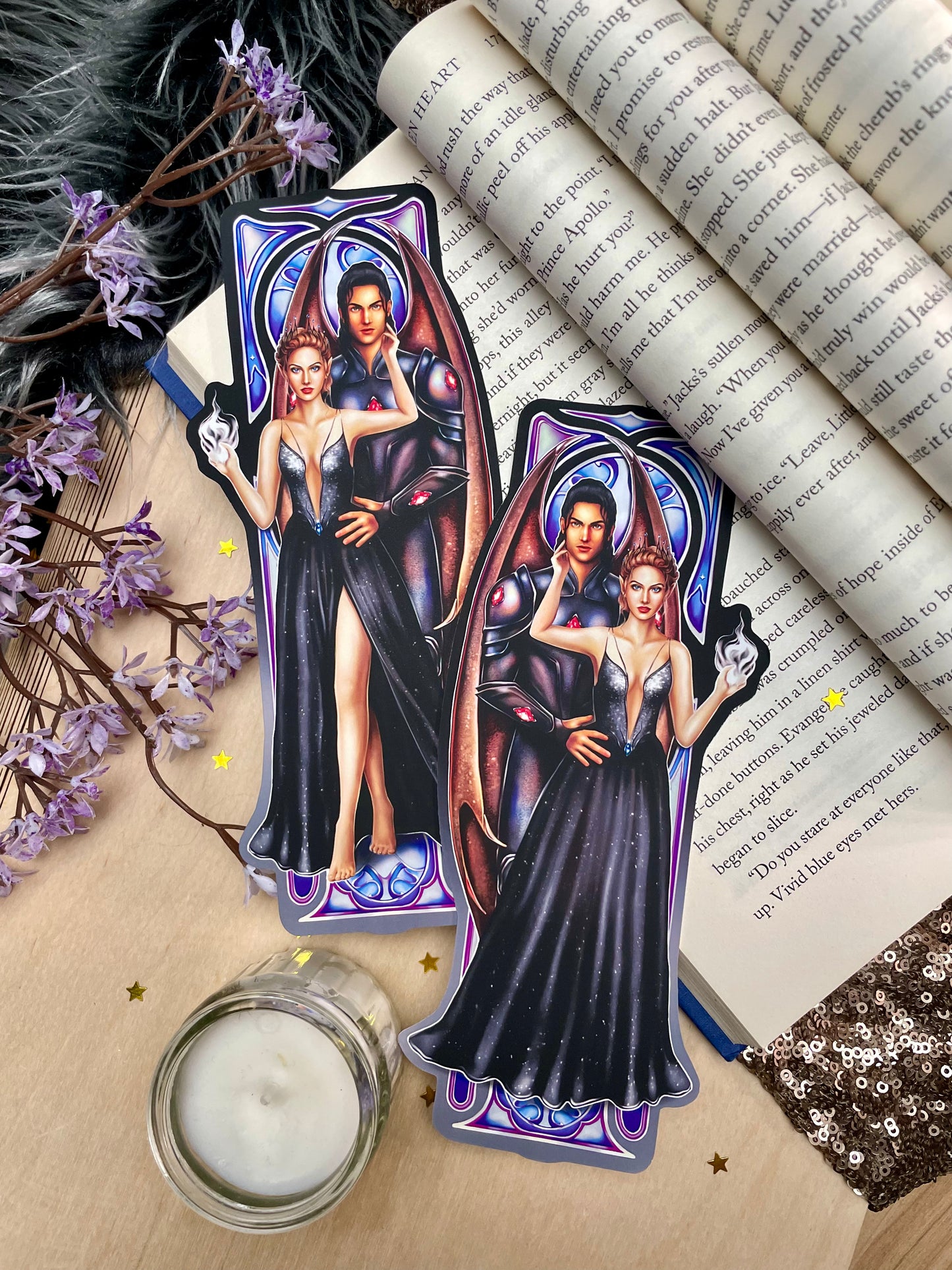 Nesta and Cassian | Bookmarks | Acotar | Sarah J Maas | Acosf