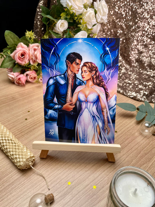 Rhysand and Feyre | Print A6 and A5 | Sarah J Maas  | Acotar