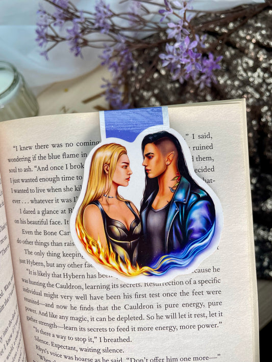 Magnetic bookmark | Ruhn and Lidia  | Crescent city| Sarah J Maas