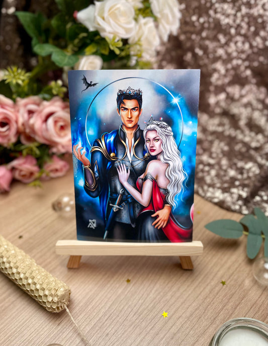 Manon and Dorian | Print A6 and A5 | Sarah J Maas  | Throne of glass