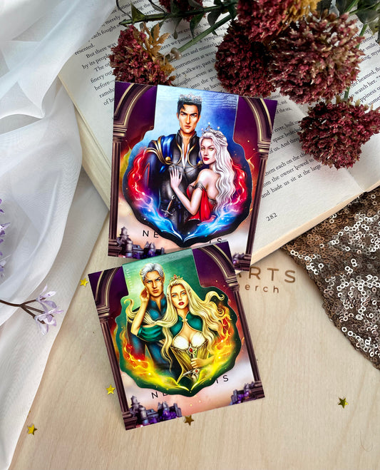 Rowaelin and Manorian | Magnetic bookmark | Throne of glass | Sarah J Maas