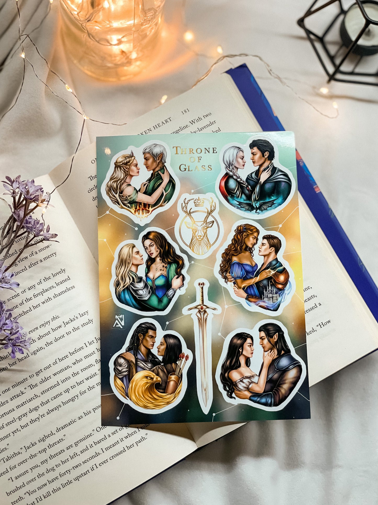 Throne of glass| stickers