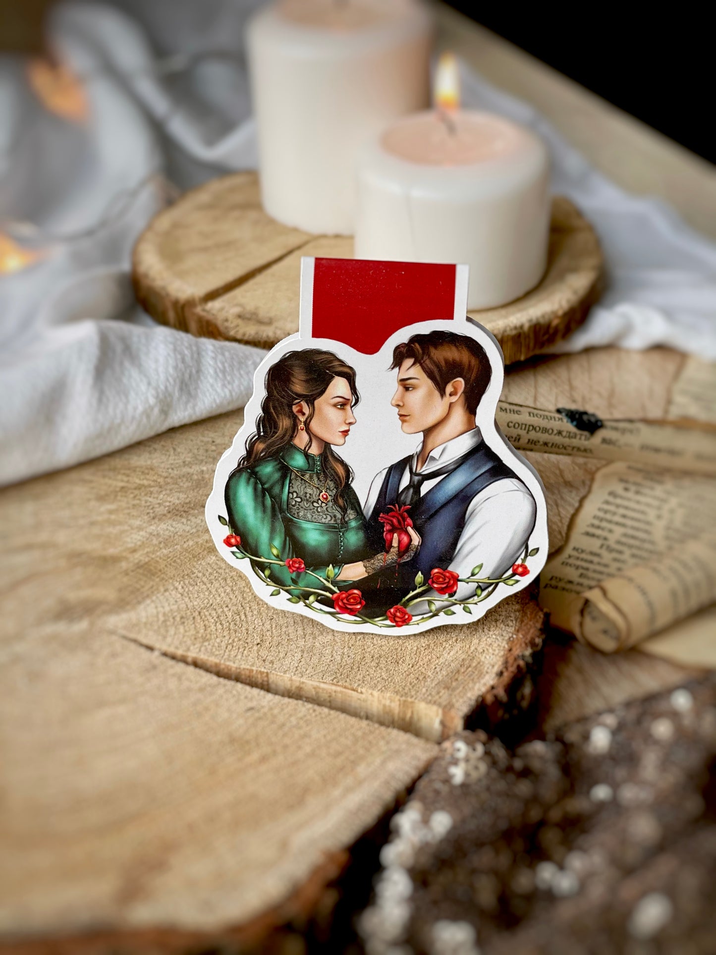 Audrey and Thomas | Magnetic bookmark | Stalking Jack the Ripper