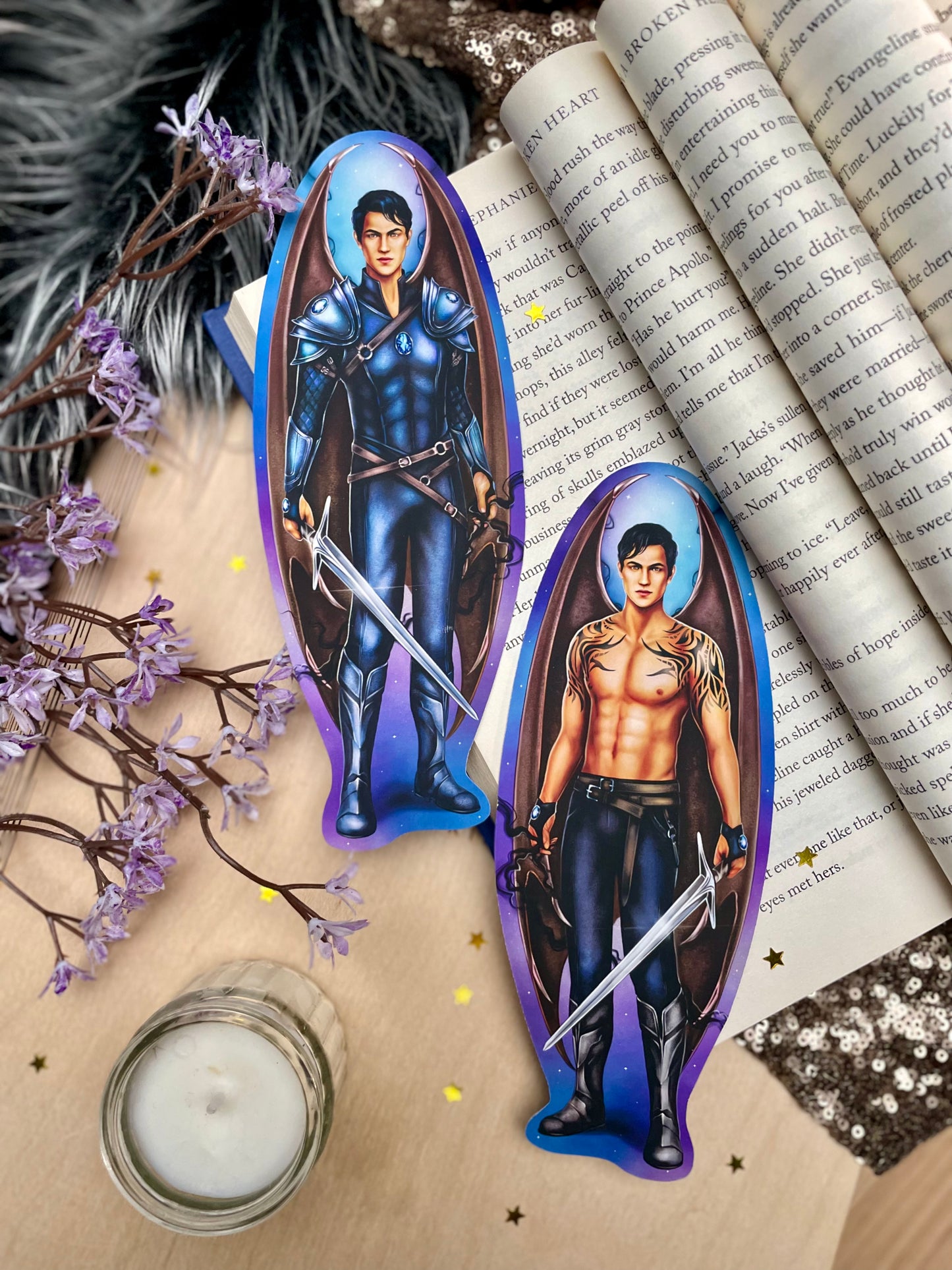 Bookmarks | Sarah J Maas Boys | Acotar | Throne of Glass | Crescent City