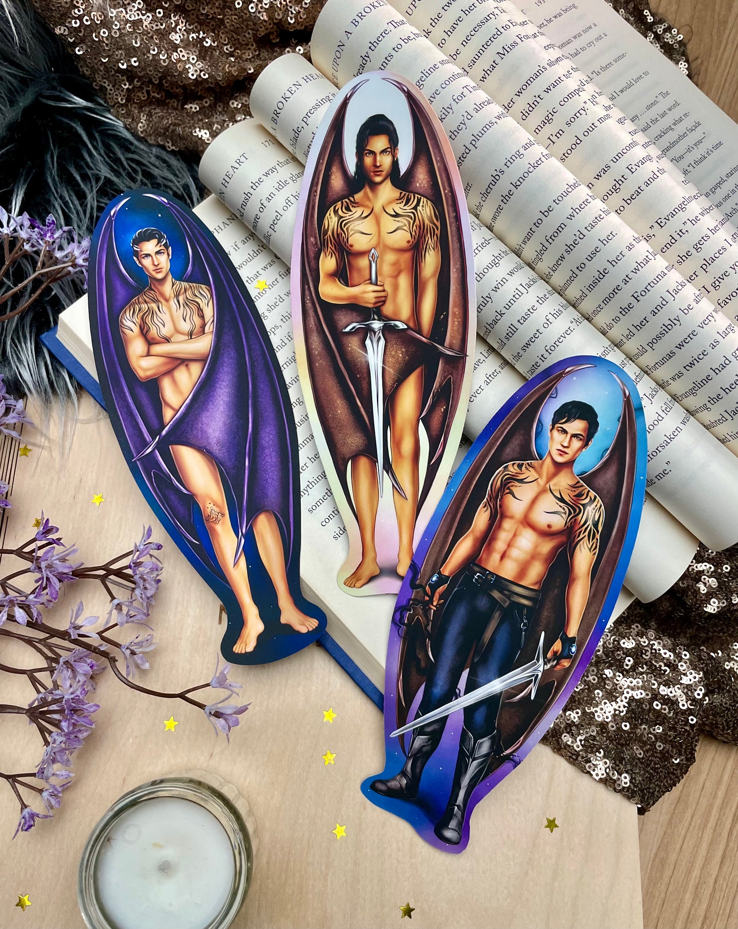 Bookmarks | Rhysand, Azriel and Cassian | Acotar | Sarah J Maas