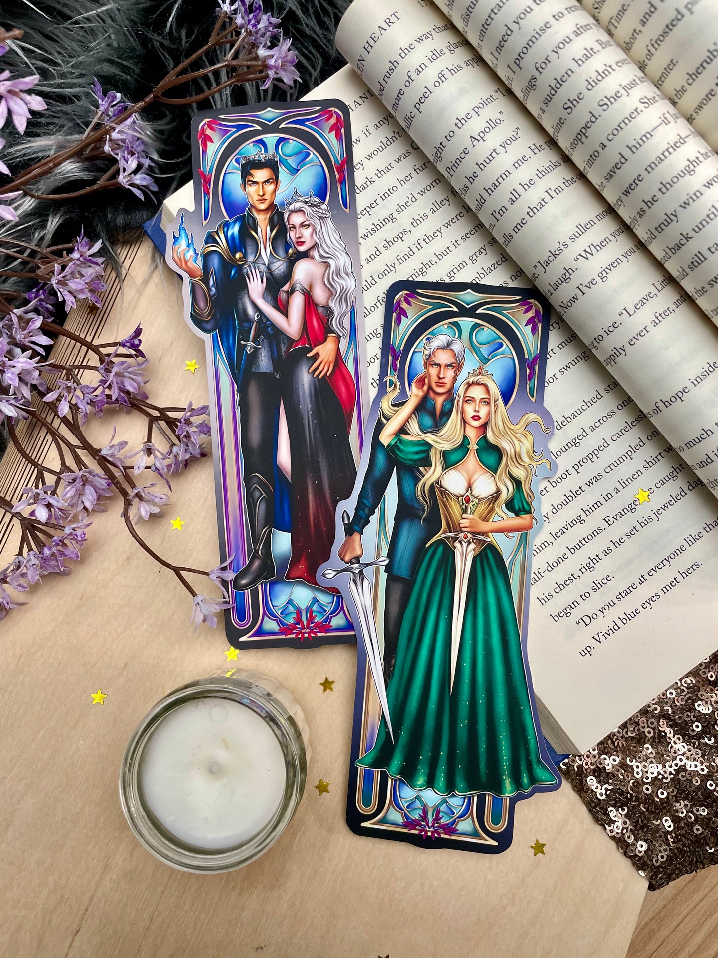 Rowaelin and Manorian | Bookmarks | Throne of Glass | Sarah J Maas