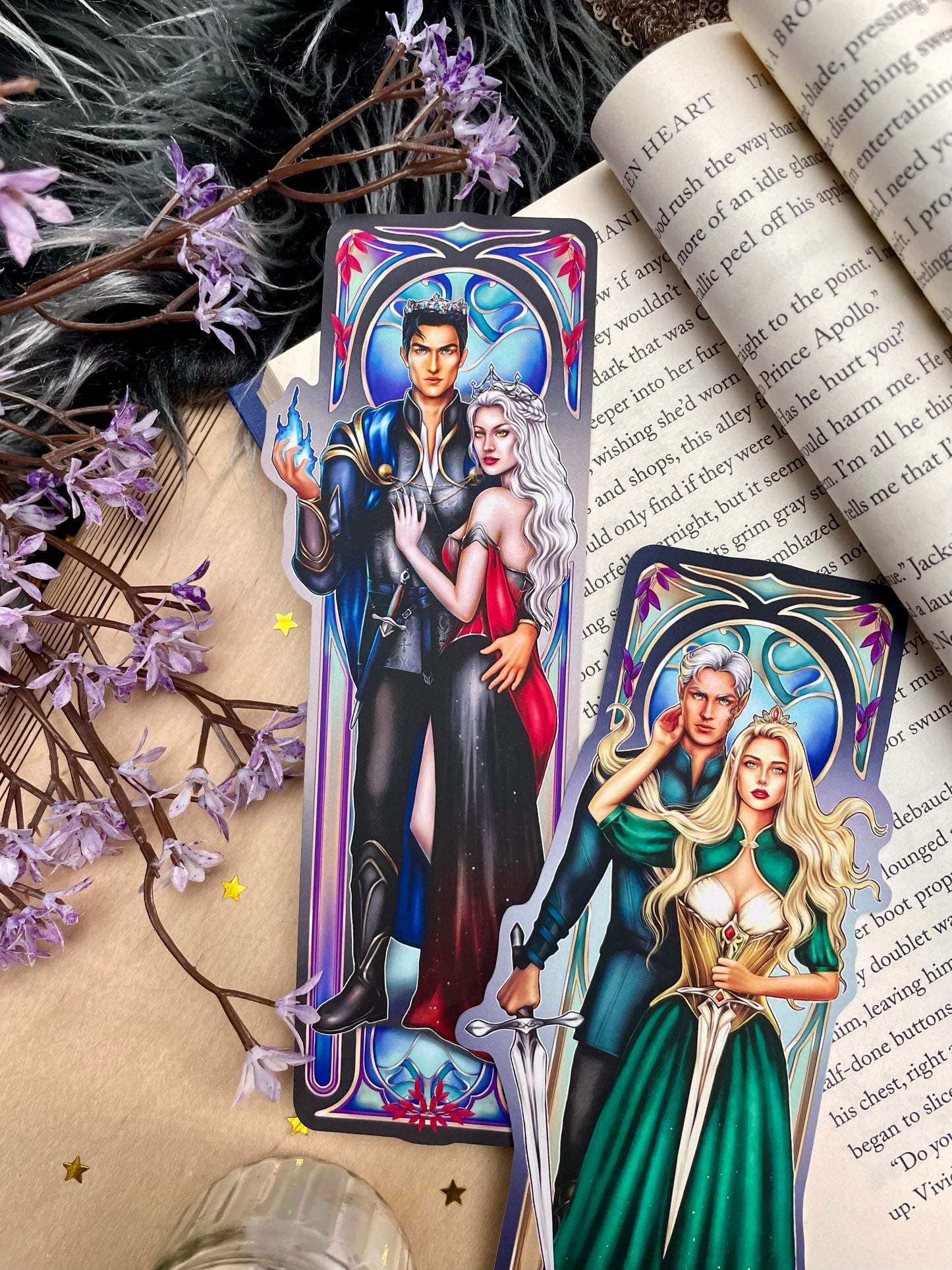 Rowaelin and Manorian | Bookmarks | Throne of Glass | Sarah J Maas